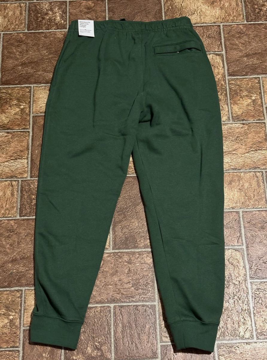 New Nike Sportswear Club Fleece Joggers Green Men's Size XL BV2671
