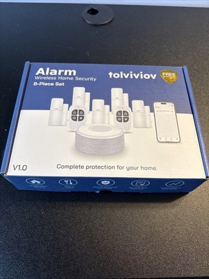 NIB Tolviviov Alarm System 8 Pieces, Smart Home App