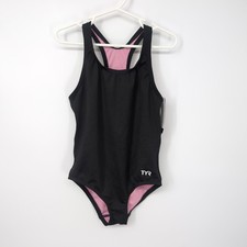 TYR Girls Durafast Lite Ella Maxfit Racerback One Piece Swimsuit Size M 7/8