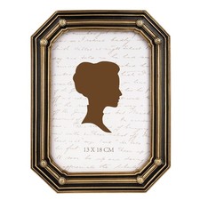 AELS 5x7 Inch Vintage Octagon Picture Frame, Elegant Antique Photo Frames wit...
