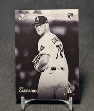Ben Casparius Rookie RC 2025 Topps Black & White Baseball Card #108 LA Dodgers