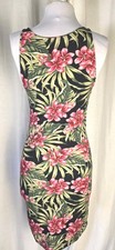 Farm Rio Jersey Fitted Plumeria Dress Size P