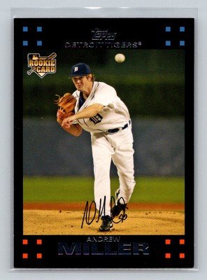 2007 Topps Andrew Miller Rookie Detroit Tigers #15