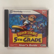 JumpStart Adventures 5th Grade PC/Mac, 1997 Ages 9-11 Pre-owned