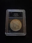 1924 Peace Silver Dollar  Authenticated “Very Good”