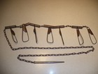 Vintage Frabill's Stringem 5' Metal Fish Stringer, 7 Hooks — photo 1
