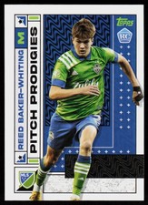 2022 Topps MLS Reed Baker-Whiting #191 SOCCER CARD Rookie Seattle Sounders FC RC. rookie card picture