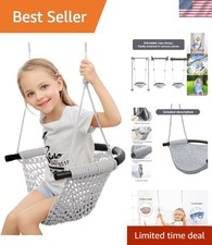 Little Tikes Swings Set for Indoor Outdoor Playground - Gray
