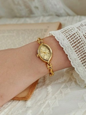 Gold French Vintage Style Unique Dainty Women display picture 1