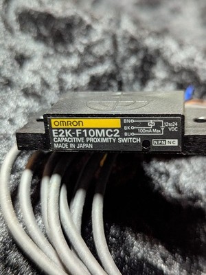 Genuine Omron E2K F10MC2 Capacitive Proximity Switch, NPN NC, 10mm, 1m  US Stock