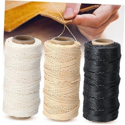 Natural Waxed Linen Thread - 131 Yards - Book Binding Thread