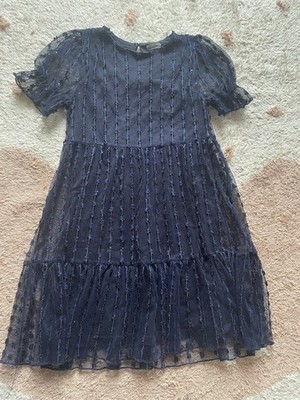 Next Kleid in Dunkelblau in Gr.128 in super Zustand
