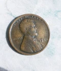 1922 No D Plain Lincoln Wheat Small Penny  Very Good Condition  Uncertified Coin