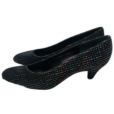 Vintage black party pumps sz 7.5 N by Pappagallo