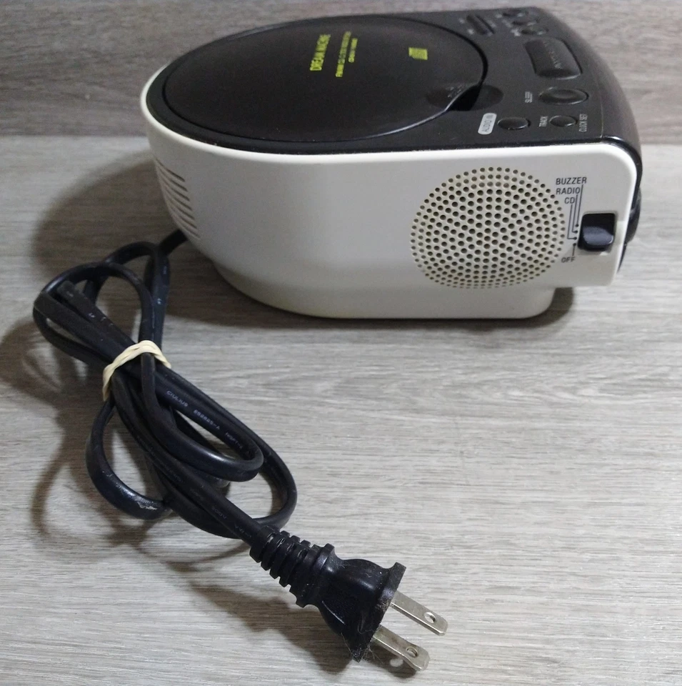 Sony CD Despertador Dream Machine ICF-CD815 AM FM Radio Doble Reproductor de CD ✅Probado✅ Foto 3 de 4