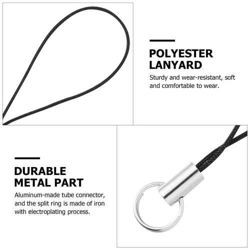 Smartphone Lanyard Lanyards for Phones Charm Ring Strap Key Chain - 第 10/12 張圖片