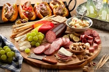 Johnsonville Garlic Summer Sausage 1/20oz, Great for Charcuterie and Cheese, ...