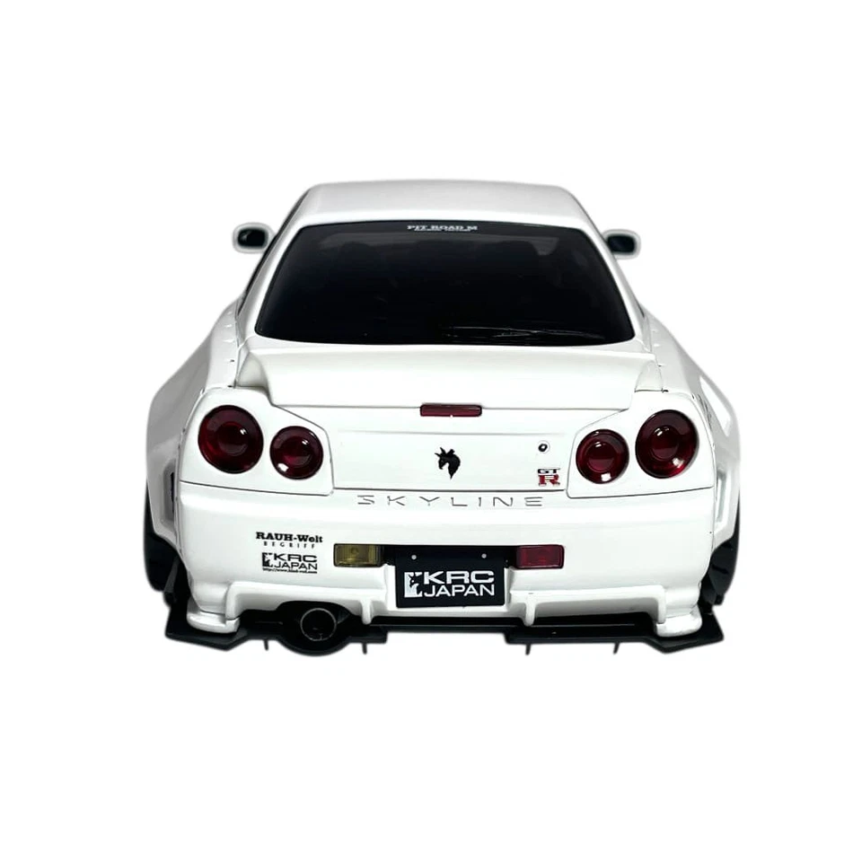 Modellino Auto Ottomobile 1/18 Nissan Skyline GT-R by KRC Pearl White QX1 2019 - Immagine 4 di 4
