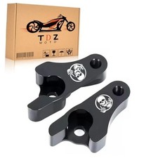   -   Black 2'' Inch Lowering Links Blocks Kit for Harley Touring