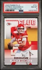 Patrick Mahomes II 2020 Rookies & Stars Touchdown Club #TC1 PSA 8 Chiefs