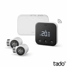 Tado Wireless Smart Thermostat Multi Room Starter Kit 2x Smart Thermo Rad Valves