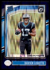 2024 Donruss Optic #299 Xavier Legette Purple Shock