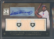 2010 Topps Tribute VLADIMIR GUERRERO #TATR-VG Triple Bat Relic Auto /50 Rangers