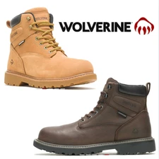 SALE🌟 Wolverine MEN Floorhand Waterproof 6" SOFT TOE Work Boot Medium FREESHIP