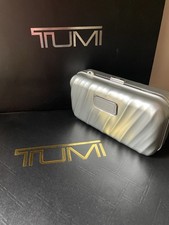 New TUMI 19 Degree Aluminum Minaudiere in Sil...