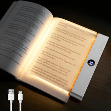 Led Book Light USB Rechargeable Dimming 3 Color Reading Light for be Night Light