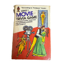 Vintage 1984 Hoyle Pocket Trivia Game Series 1 Movie Trivia Deck Card Game 7030