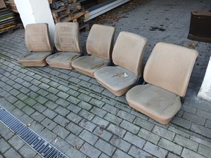 VW BUS T3 Sitz, 1 Stück, Fahrersitz, Beifahrersitz, beige, Transporter, Doka