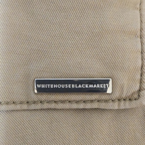 White House Black Market Extra High Rise Tapered Ankle Khaki Pants Size 14 - Bild 5 von 6