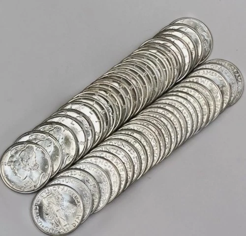 MERCURY DIME UNCIRCULATED GEM BU 90% SILVER FROM ORIGINAL COLLECTION PDS (1)