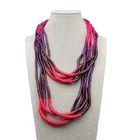 Vintage Beaded Necklace Estate Costume Jewelry