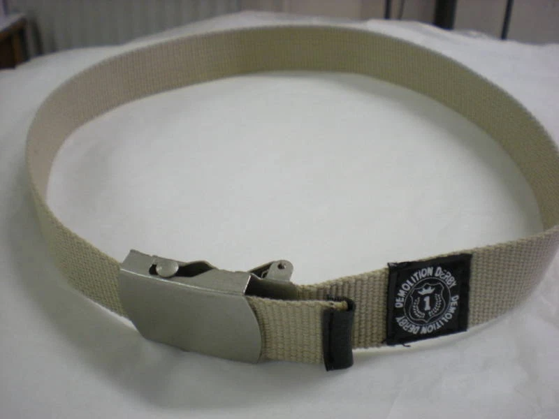 Canvas top slide belt