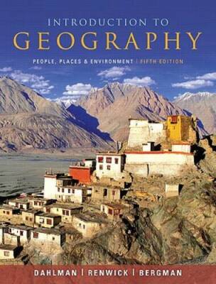 Introduction to Geography: People, Places, and Environment (5th Edition) - GOOD