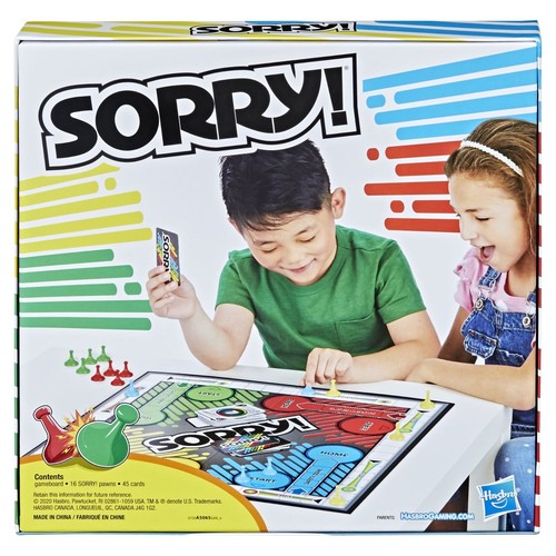 Hasbro Gaming Sorry! Spiel, Spiel der süßen Rache Familienspiel - Bild 10 von 10