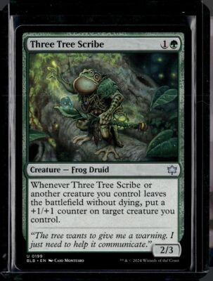 Three Tree Scribe - 199 - BLB - NM - MTG Magic the Gathering