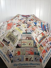 Comic Strip Umbrella The Charlotte Observer Garfield, Dilbert, Peanuts, BC