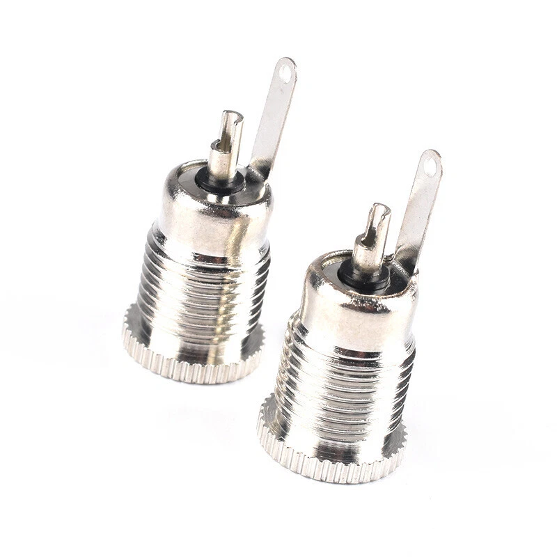 5.5 x 2.1mm 5.5 x 2.5mm DC Power Connector Plug Socket Jack Female Panel Mount - Image 2 of 4