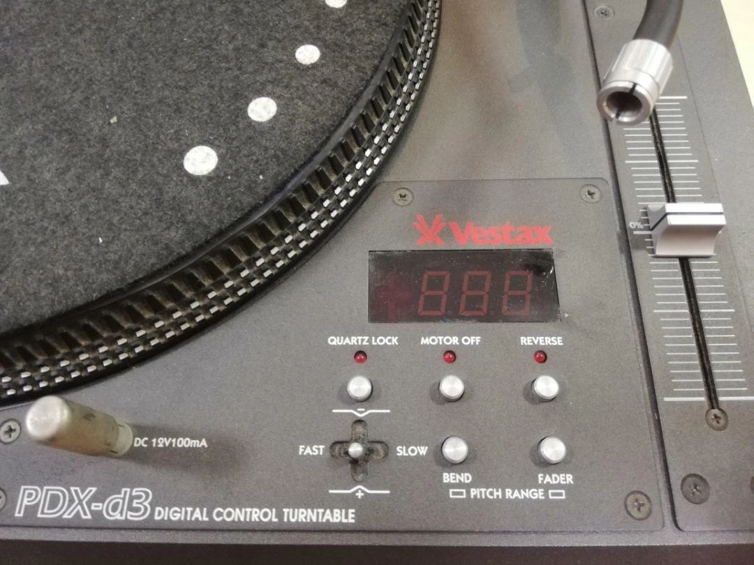 vestax Turntable PDX-d3 2 sets DJ equipment digital control