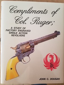 RUGER Study of factory Engraved Revolvers gun Scarce hardcovers detail Engraved