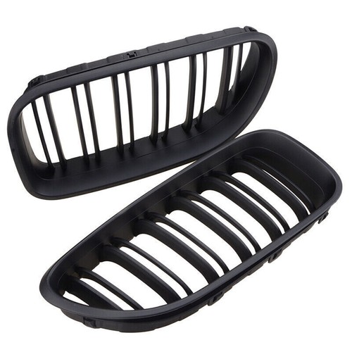 Rejilla delantera negra mate 640i 650i serie 6 apta para BMW M6 F06 F12 F13 2012-2017 - Imagen 5 de 10