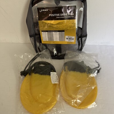 Finis Positive Drive Fins Four Stroke Training Swimming Size XS Youth Shoe 8-13
