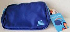 ALDI Gear Blue Belt Bag Fanny Pack with Rainbow Strap Adjustable