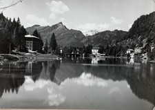 Cartolina Lago di Alleghe Belluno viaggiata