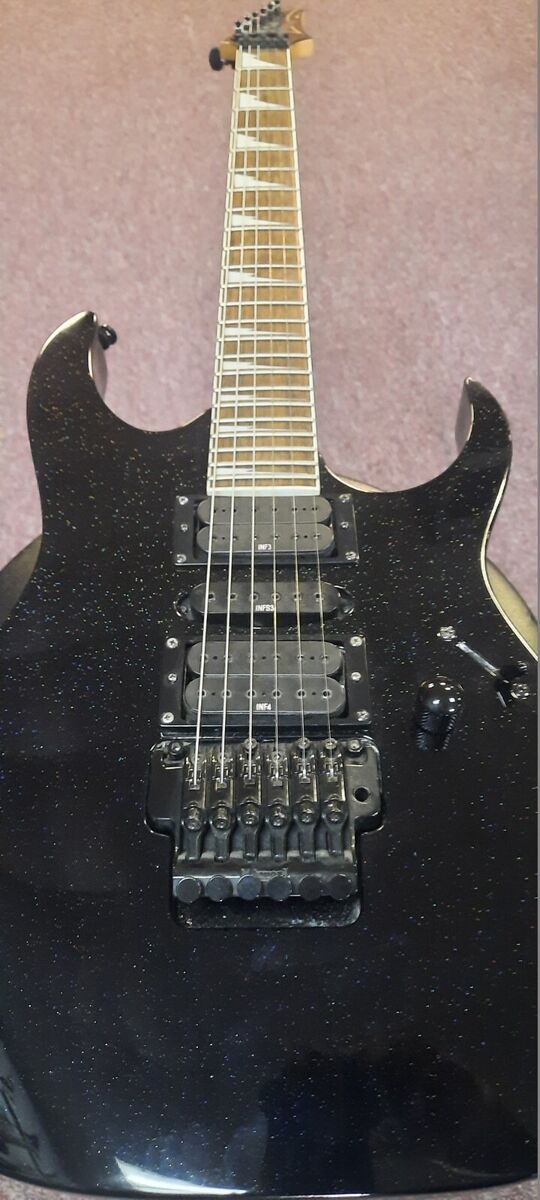 Ibanez RG370DX Sparkle Iridescent Rainbow Flake Electric Ibanez RG370DX Sparkle Iridescent Rainbow Flake Electric
