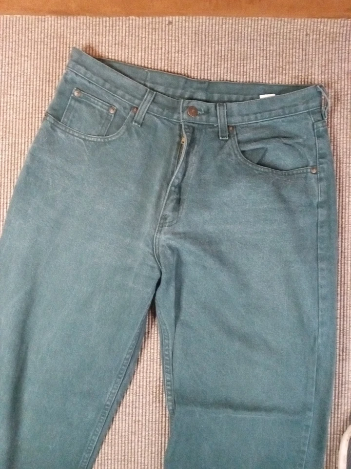 Pantalones de mezclilla para hombre John Henry verde 32-30  Foto 2 de 4