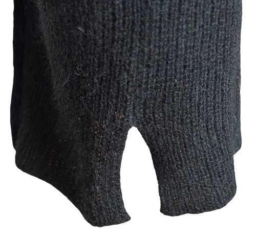 Vintage Moda International schwarz Mohair Mischung Knopfleiste Langarm Strickjacke XS - Bild 6 von 9